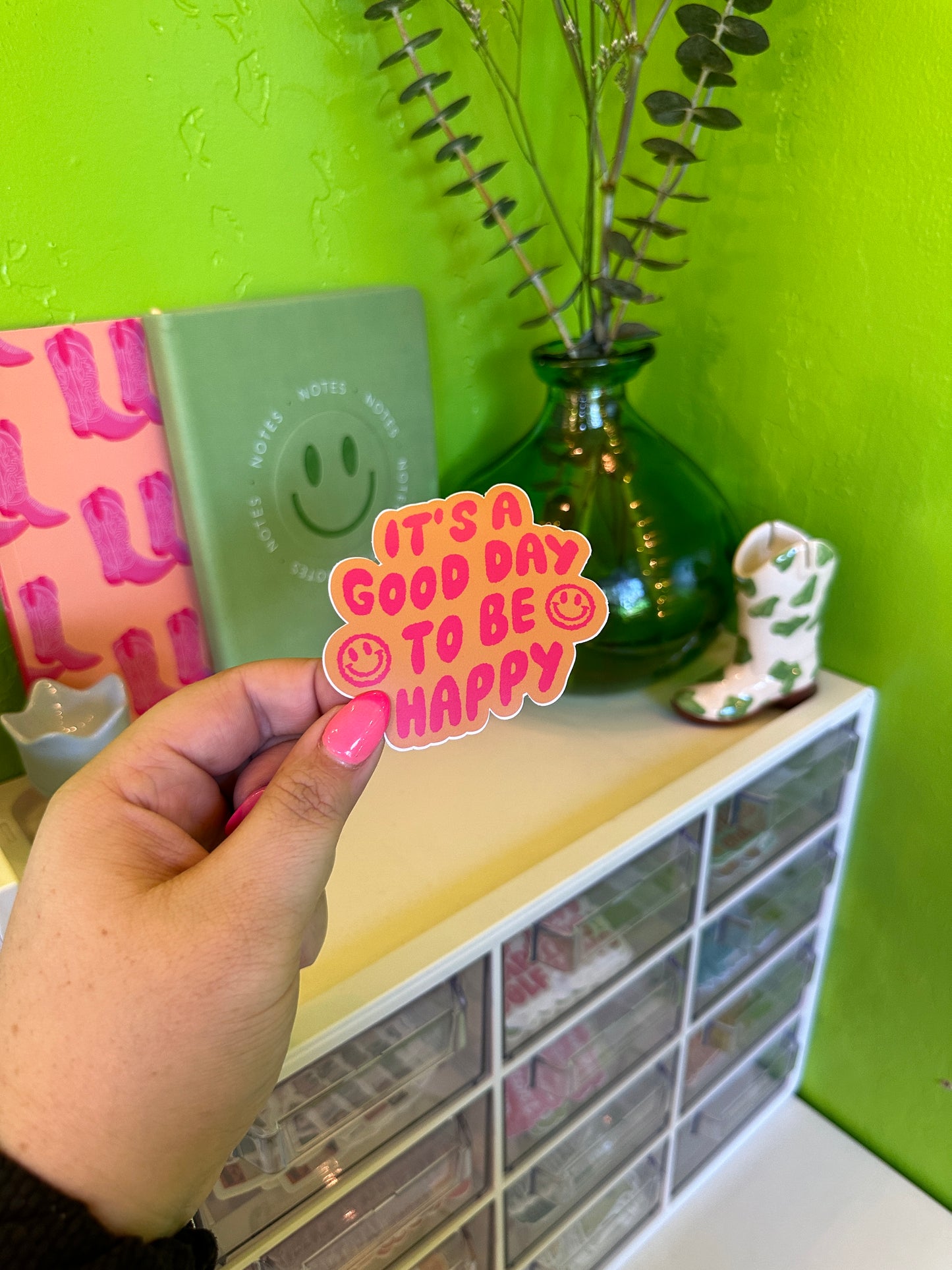 Good Day To Be Happy Sticker